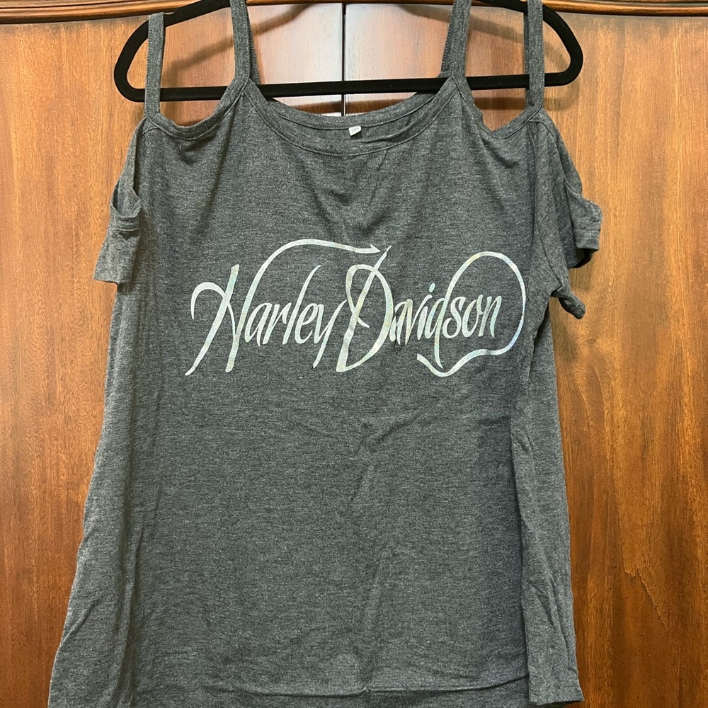 Harley-Davidson Charcoal Women's Short Sleeve Tee